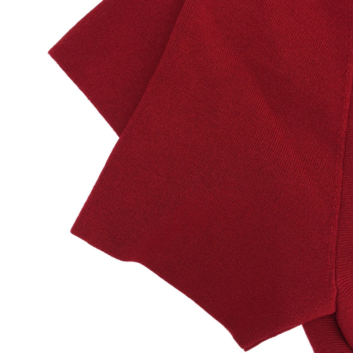 ニットドレスワンピース レッド