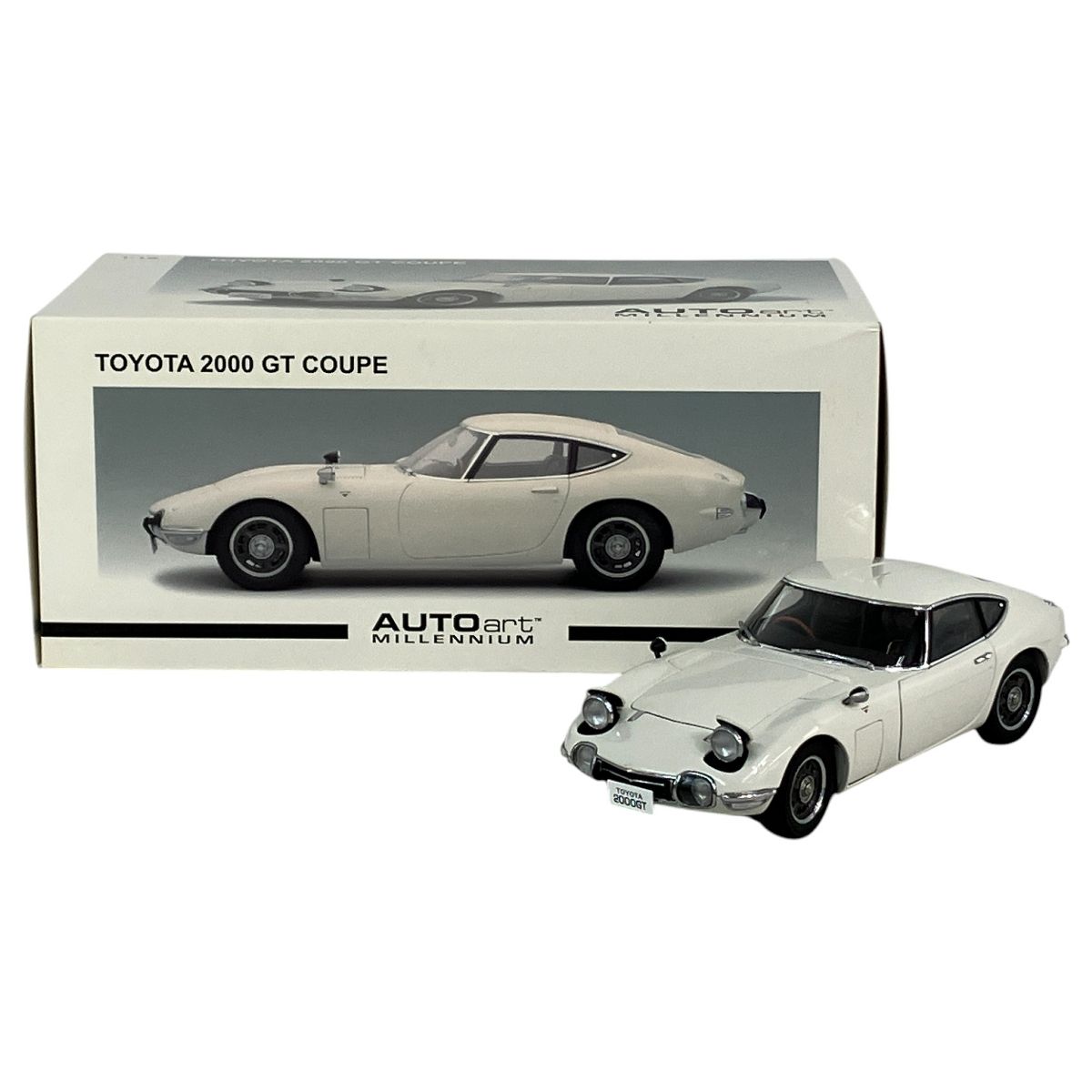 AUTOart 1 18 トヨタ 2000GT クーペ ホワイト ミニカー N10544492
