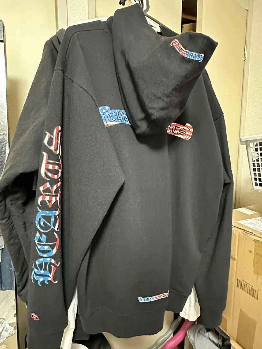 XXL CHROME HEARTS クロムハーツ マッティボーイ アメリカ プルオーバー フーディー