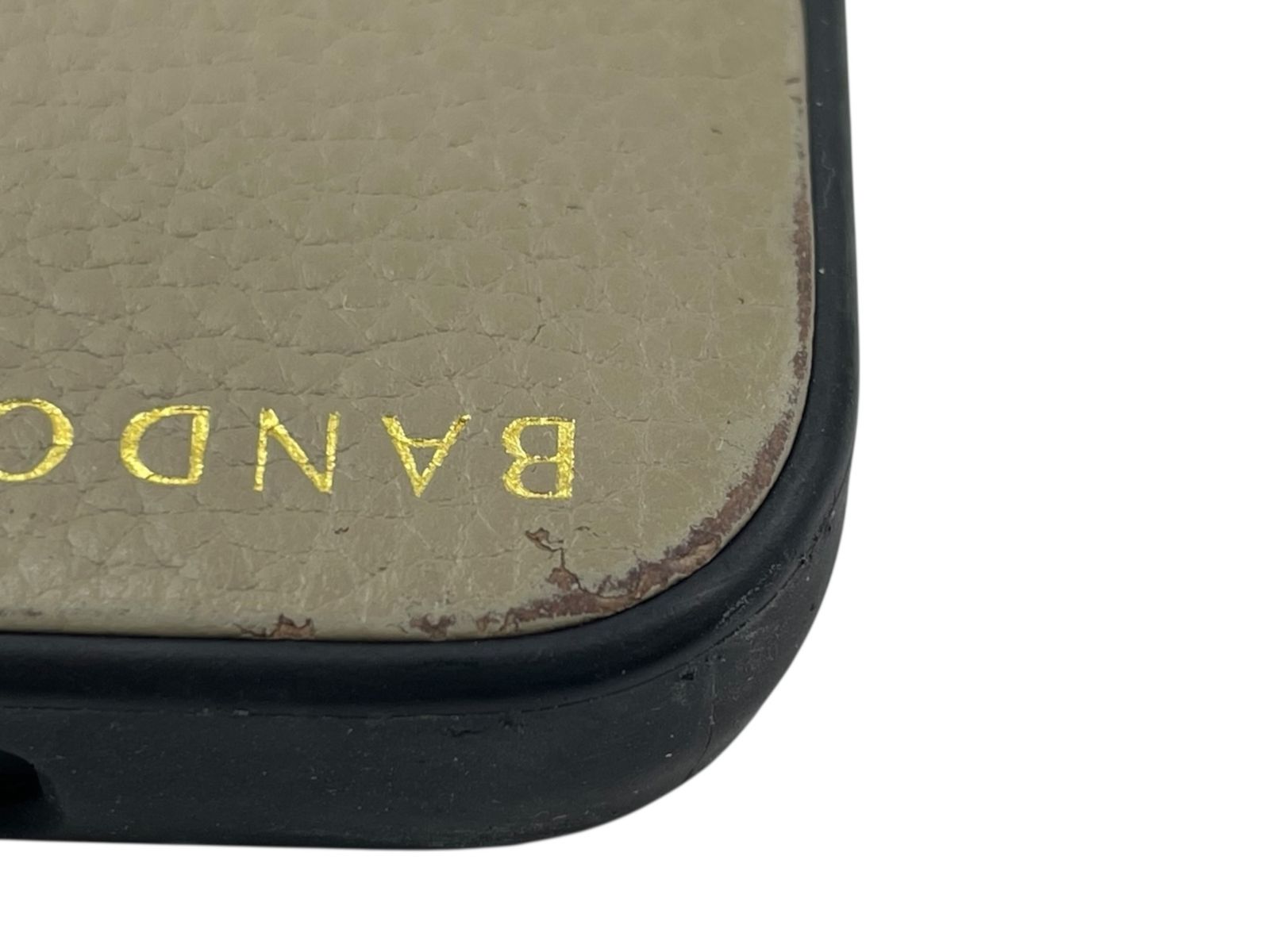 BANDOLIER バンドリヤー スマホショルダー ポーチセット 革製 スマホケース付き 巾着袋付き Cランク DECORATOM_COM_BR