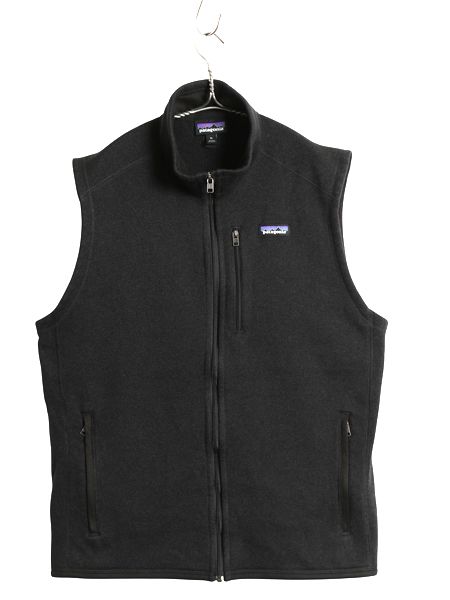 なクーポン配布中! パタゴニア ベターセーター ベスト メンズ XL 20年製 フリース セーター 前開き フルジップ 重ね着 ワンポイント 大きいサイズ ブラック