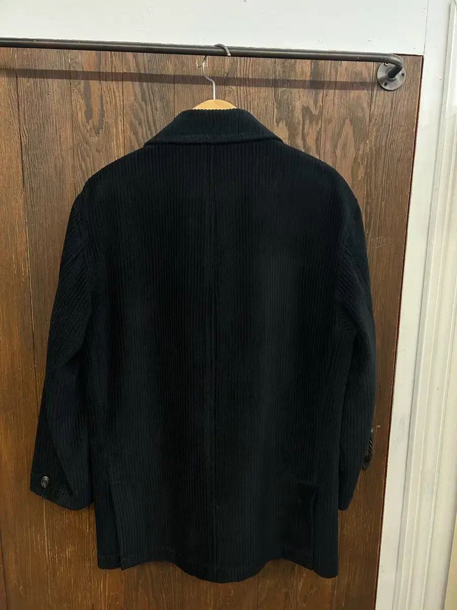 必要な バーバリー ブラック コーデュロイ ジャケット
