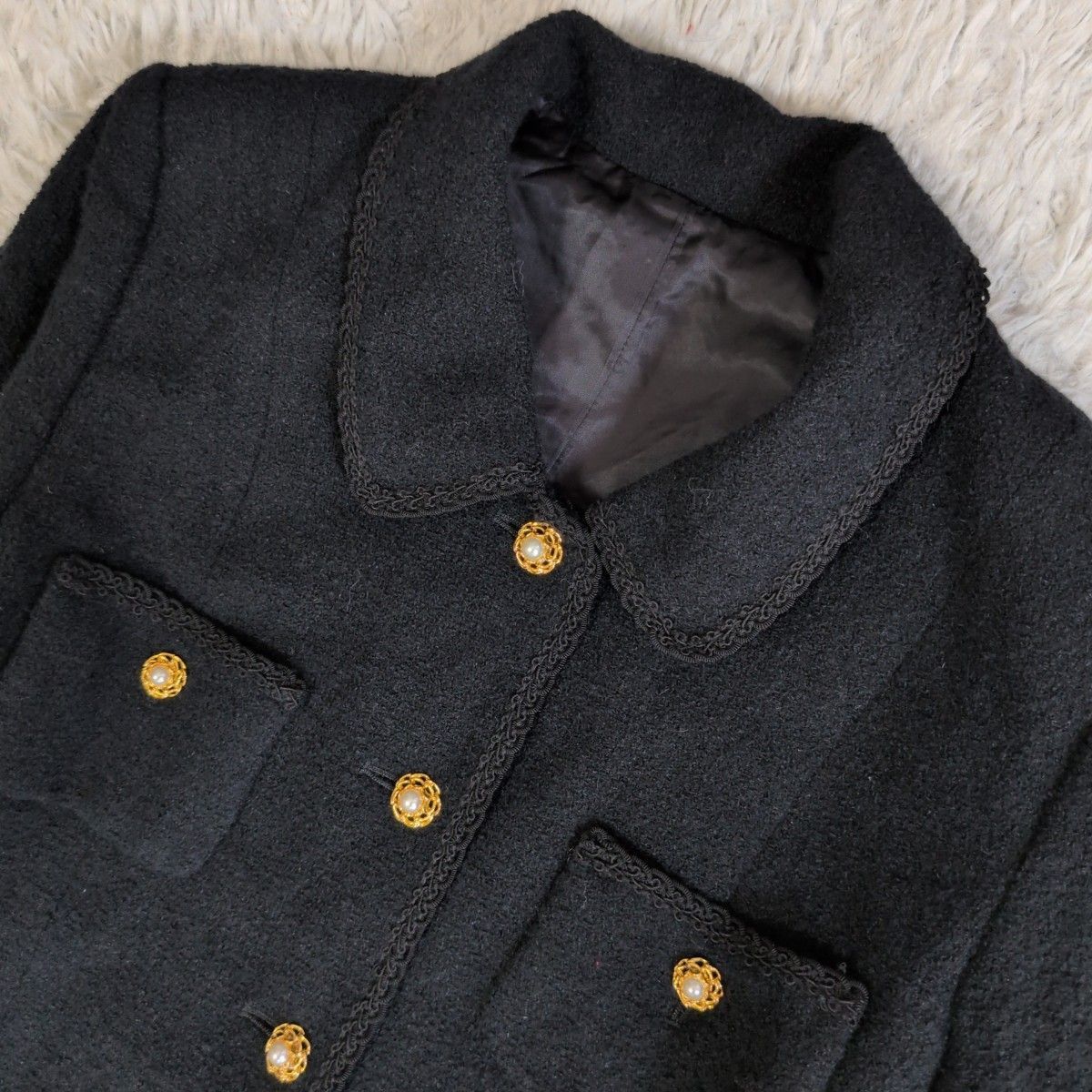 激レア✨ INGEBORG インゲボルグ ツイードロングジャケット コート