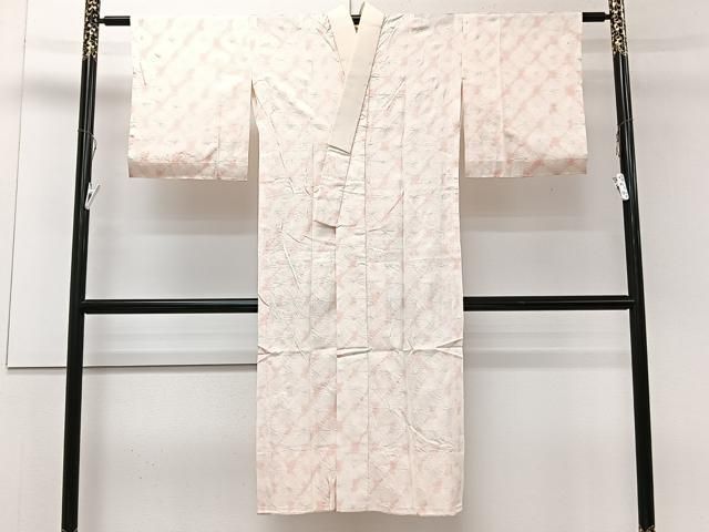 平和屋着物□長襦袢 無双仕立て 総絞り 抽象文様 正絹 逸品 未使用