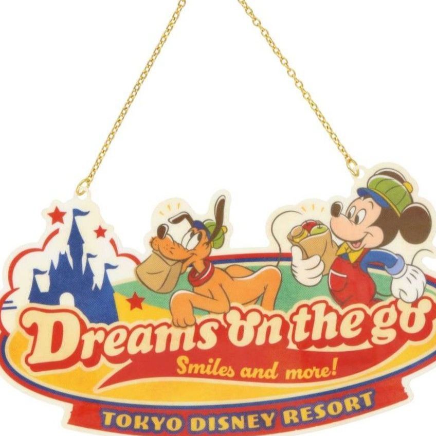 Disney『ミッキー＆プルート』サインプレート／ウェルカムボード