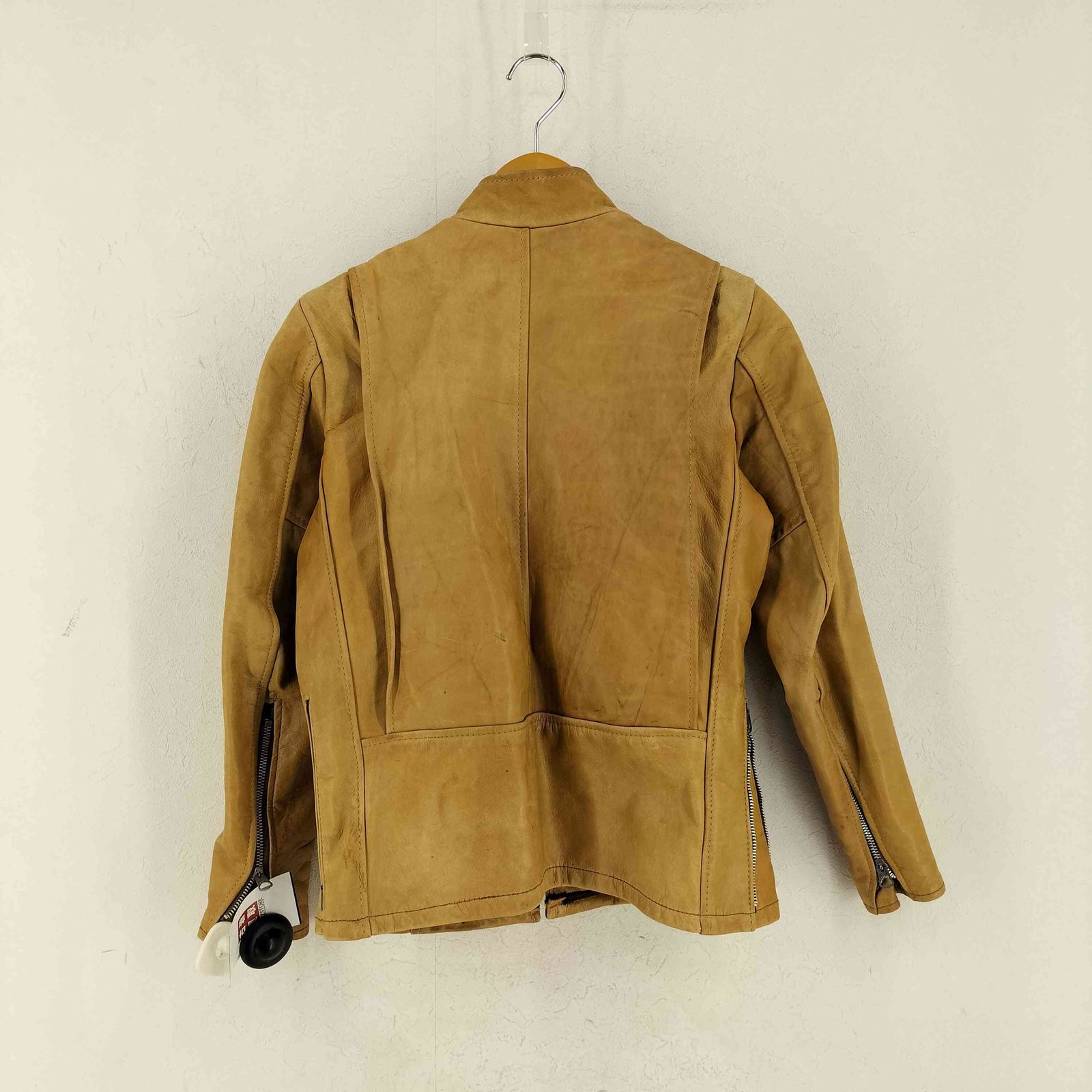 ユーズドフルギ 古着 60-70s SERVAL ジップ シングルライダース ジャケット レディース 9