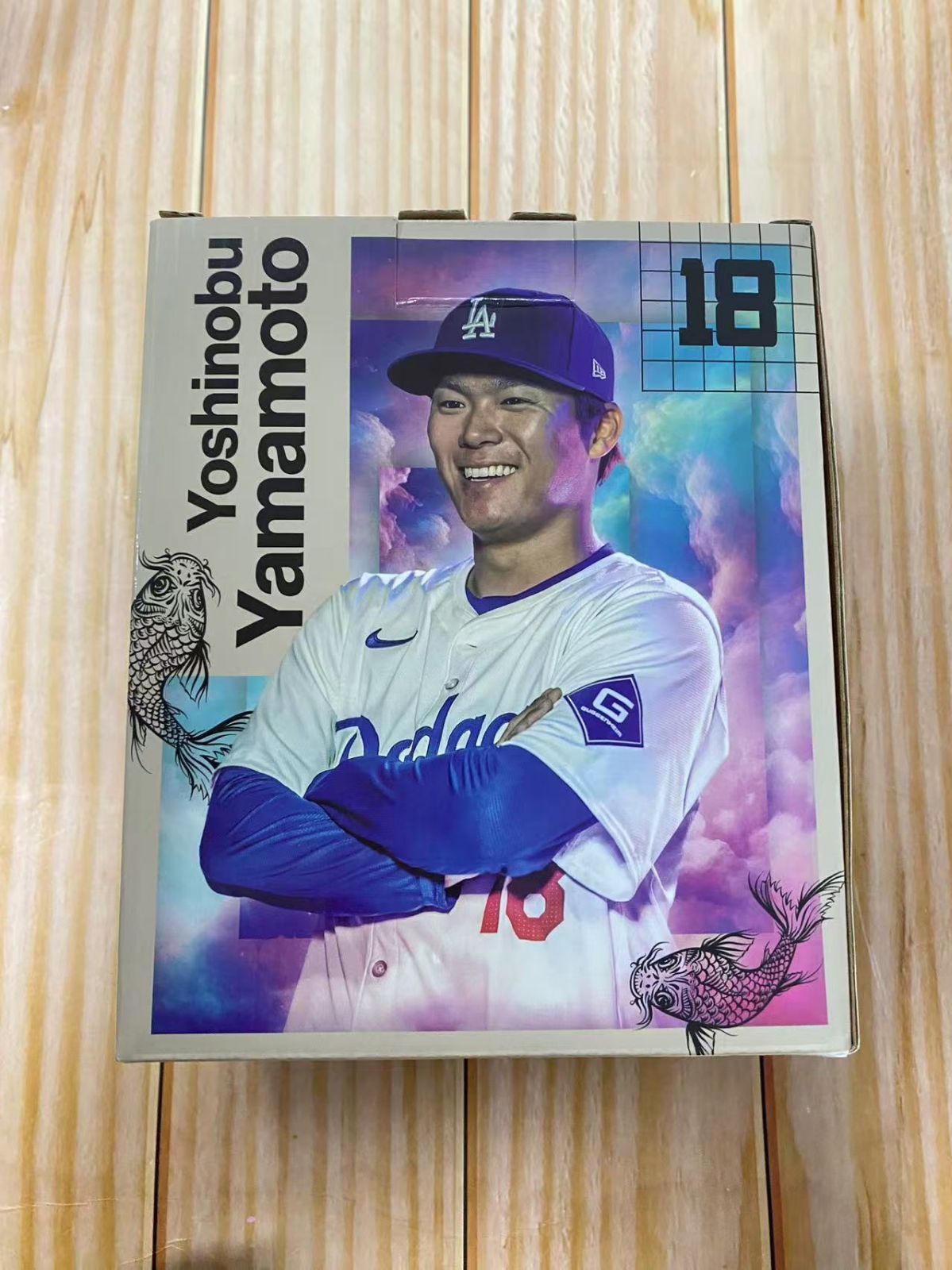 2024.06.13 山本由伸　ボブルヘッド 山本由伸選手 6-13-2024ドジャース球場初配布ボブルヘッド人形