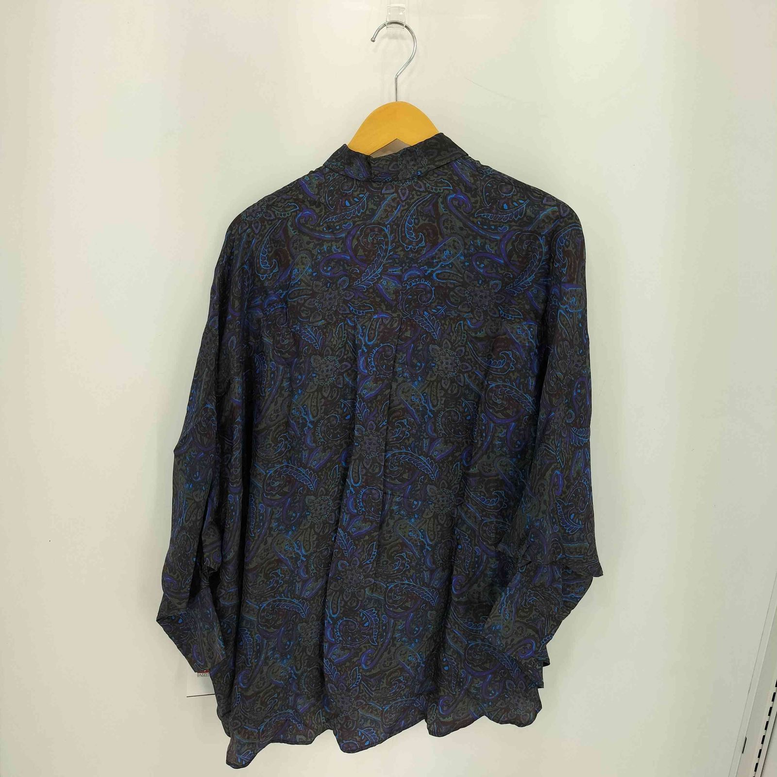 サクラ SACRA レーヨン ペイズリー プリント シャツ レディース 表記無