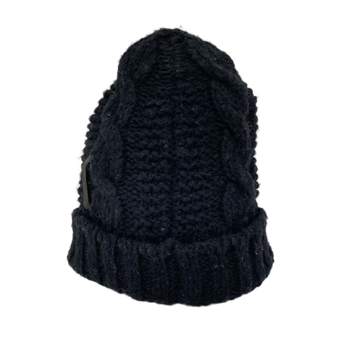 PRADA プラダ ニット帽 40 cm 黒 ウール
