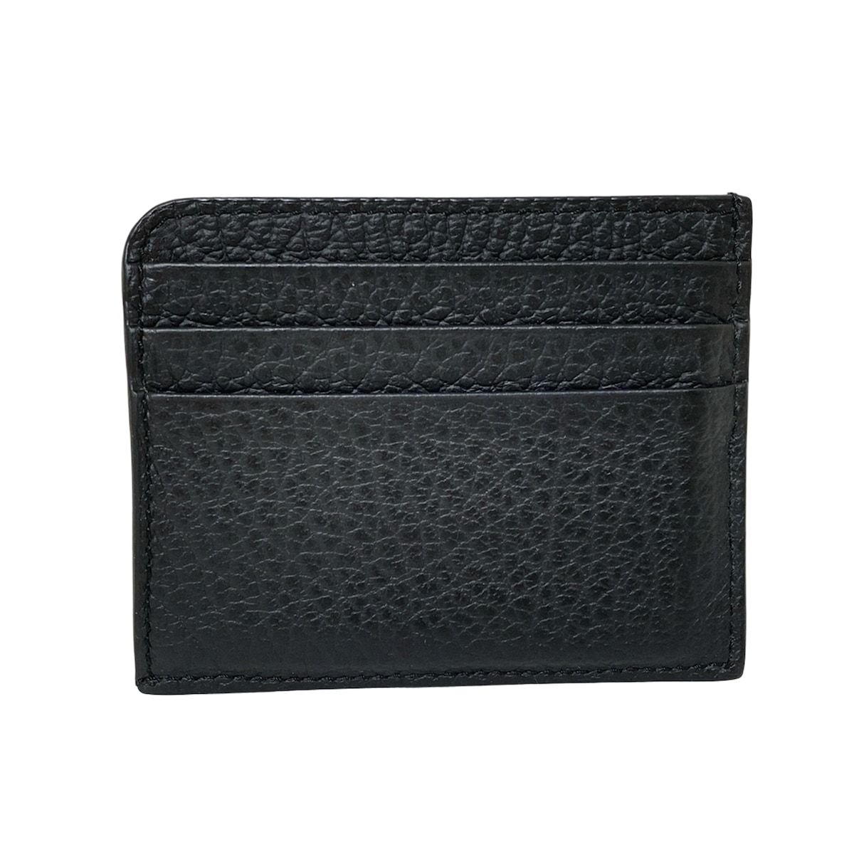 Maison Margiela(メゾンマルジェラ) カードケース - 黒×白 レザー  