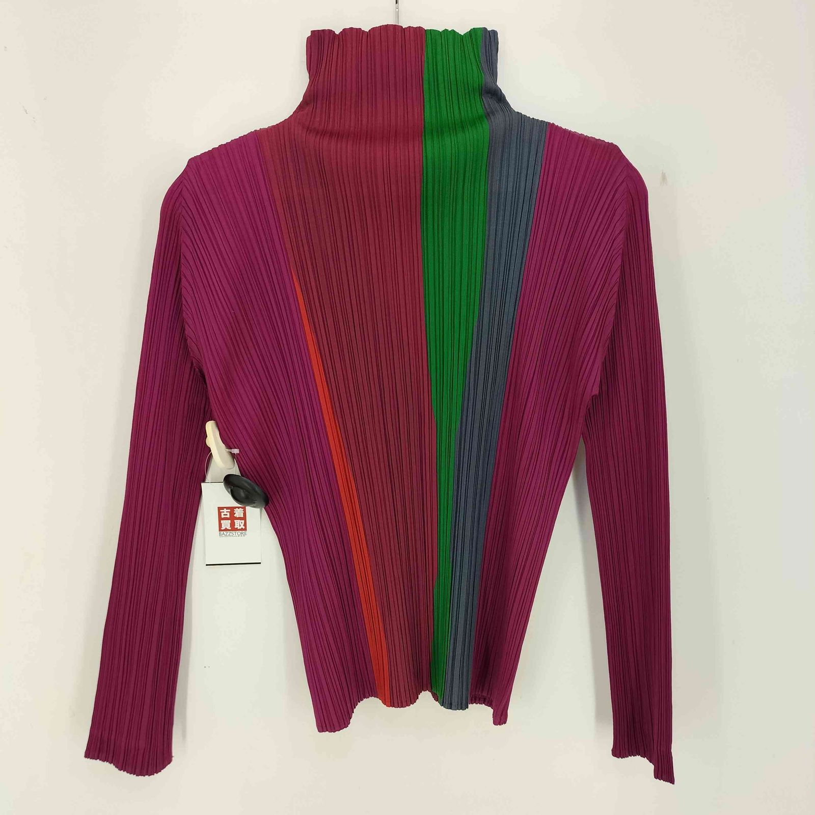 プリーツプリーズイッセイミヤケ PLEATS PLEASE ISSEY MIYAKE 09 aw マルチ ハイネック プリーツ長袖カットソー レディース JPN 4