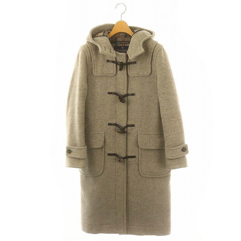 「LONDON TRADITION」 ダッフルコート 38 ネイビー WOMEN 美品 ロンドントラディション ダッフルコート キャメル 38 イギリス製