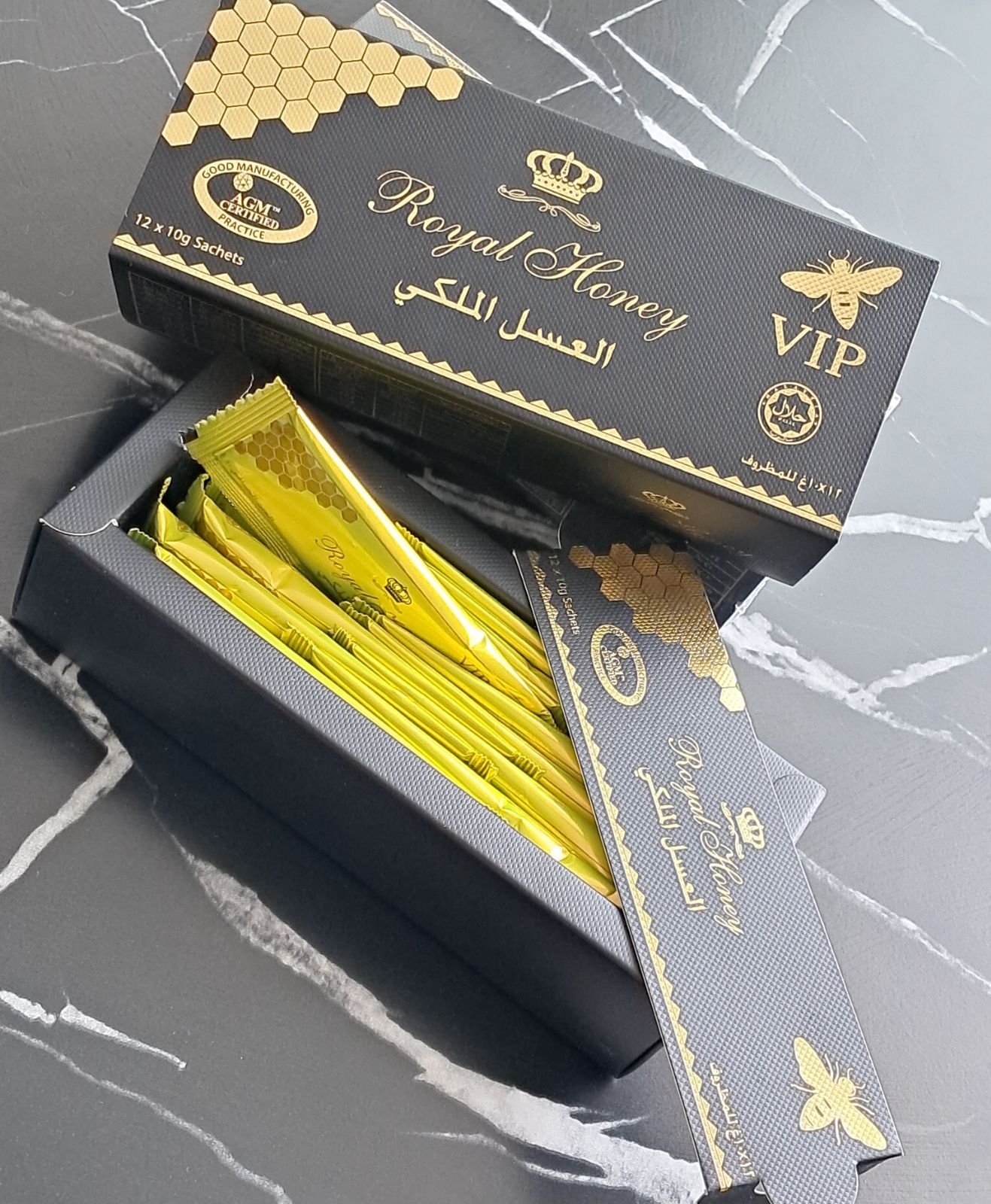 箱有３箱 ロイヤル VIP ハニー ブラックホース ローヤルゼリー