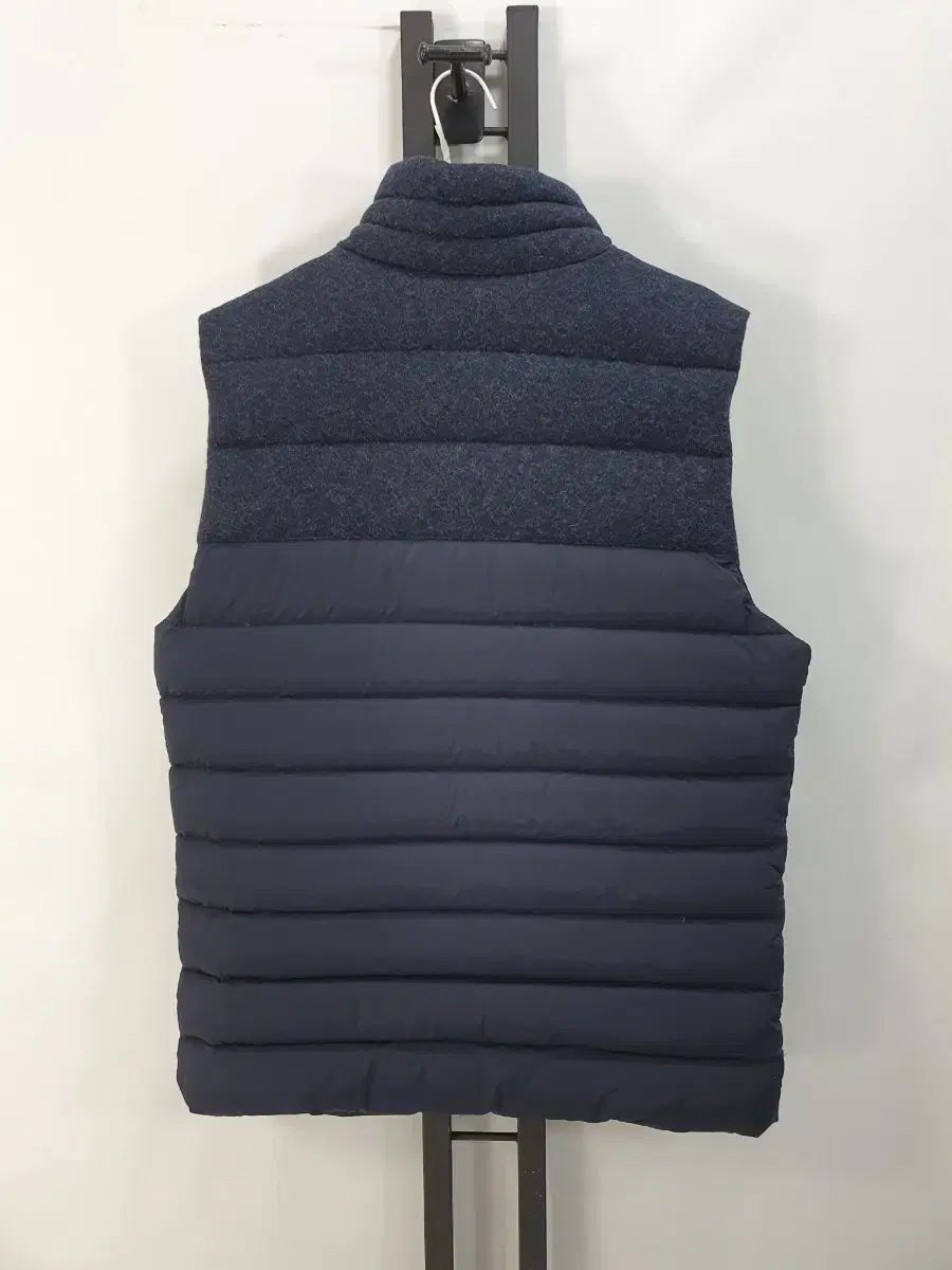ラコステ 軽量 ダウン ウールミックス ダウン ベスト ネイビー 100