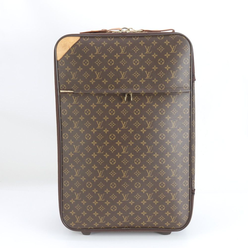 ルイヴィトン モノグラム ペガス65 M23295 レザー スーツケース キャリーケース バッグ 出張 旅行 メンズ ECM CX42-8