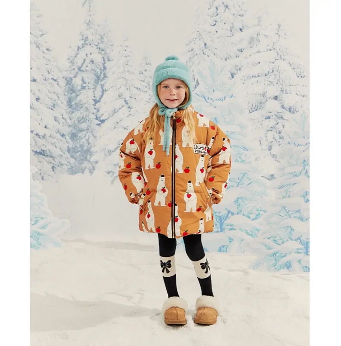 リミテドゥドゥmリミテドゥドゥ タートルネック クマ ダウン m