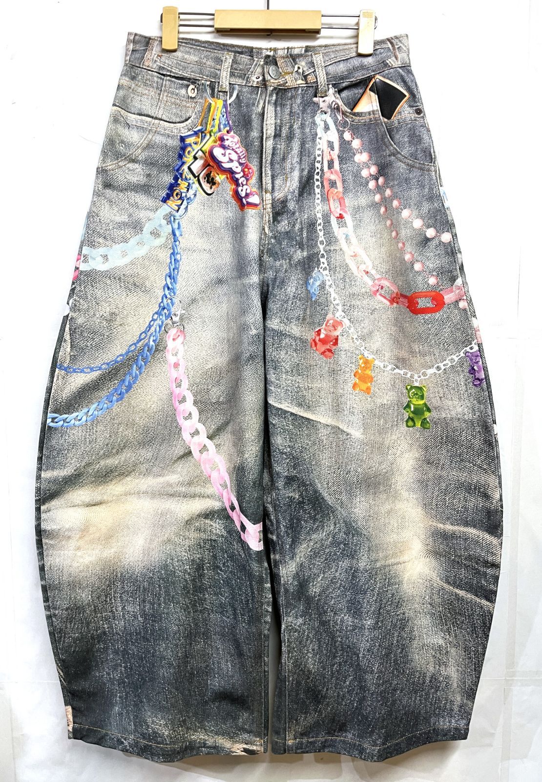 パンツ Feinicko POLYCHROME GUMMY DENIM PANTS Feinicko｜フェイニッコ POLYCHROME GUMMY DENIM PANTS 3D ポリ