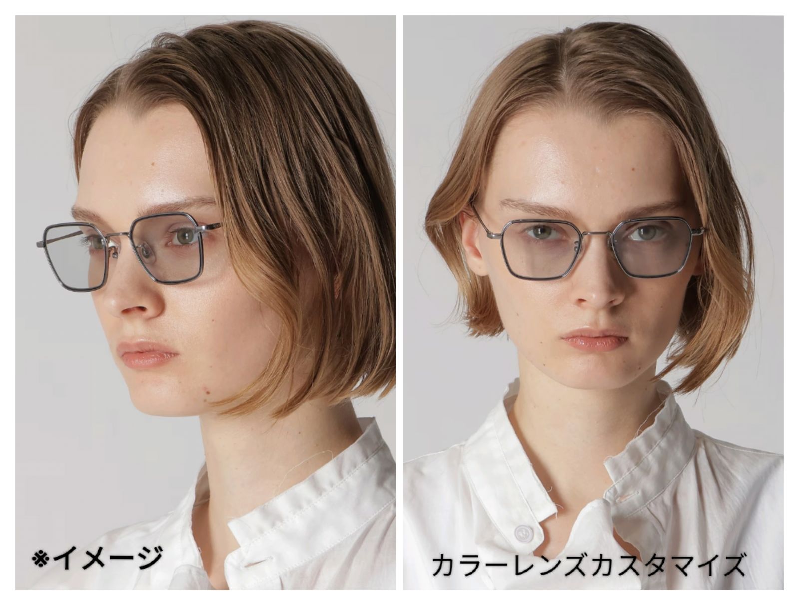 Y’s ワイズ EYEWEAR 81-0031-3 Light GRAY & NAVY made in JAPAN YOHJI YAMAMOTO ヨウジヤマモト