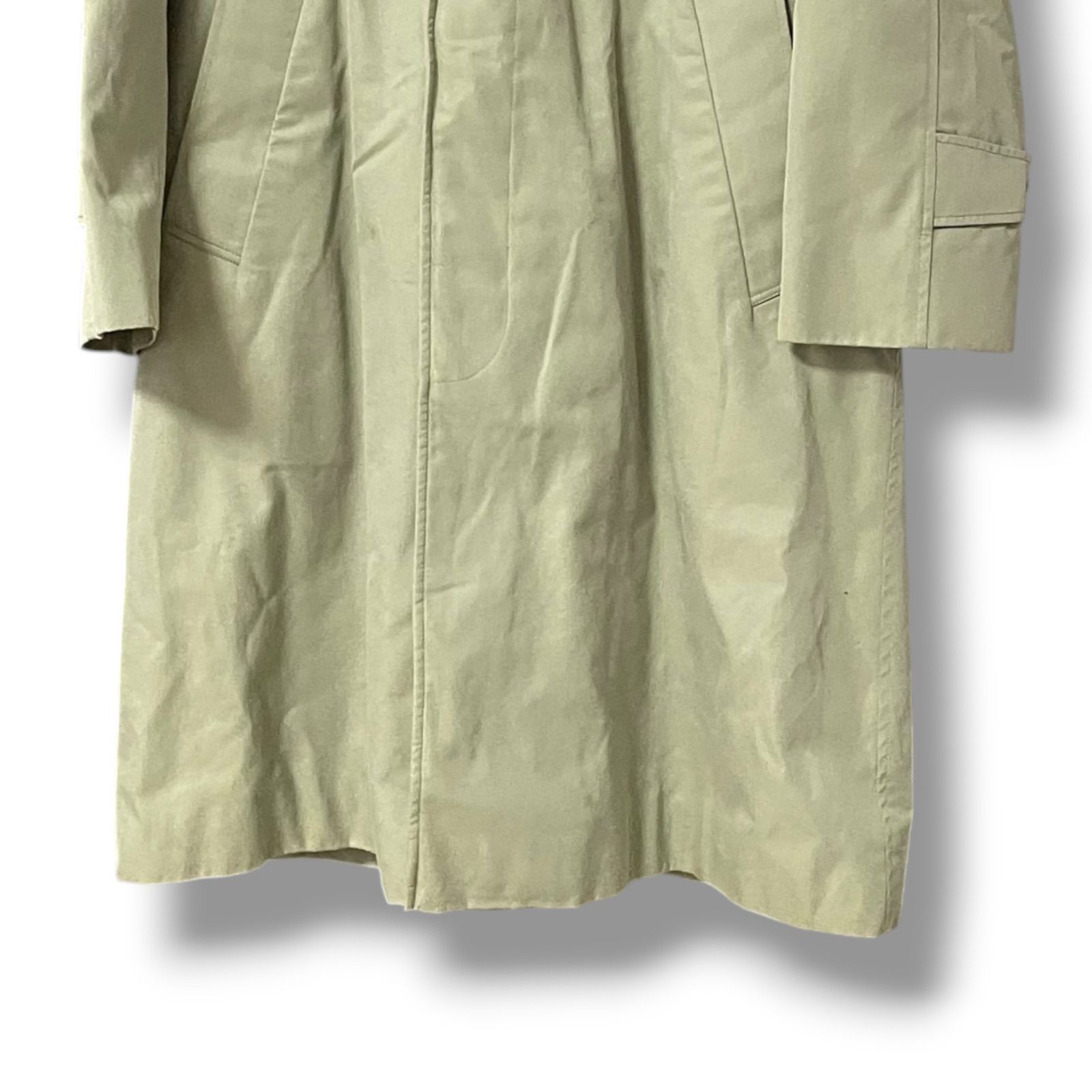 Aquascutum アクアスキュータム カーキ メンズ ロングコート トレンチ