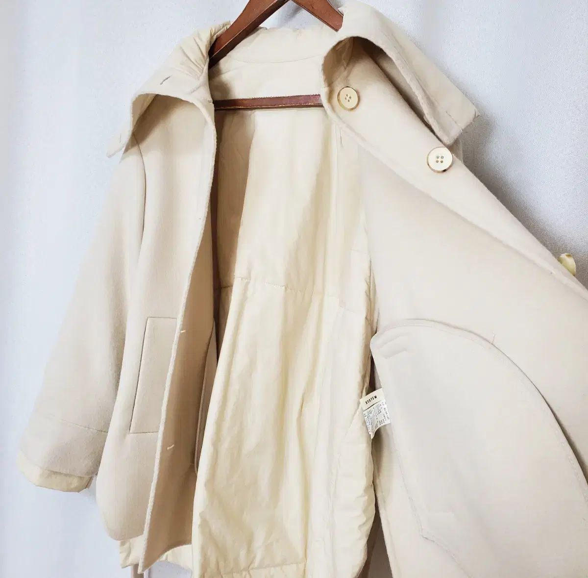 ダウン ウールコート55-66