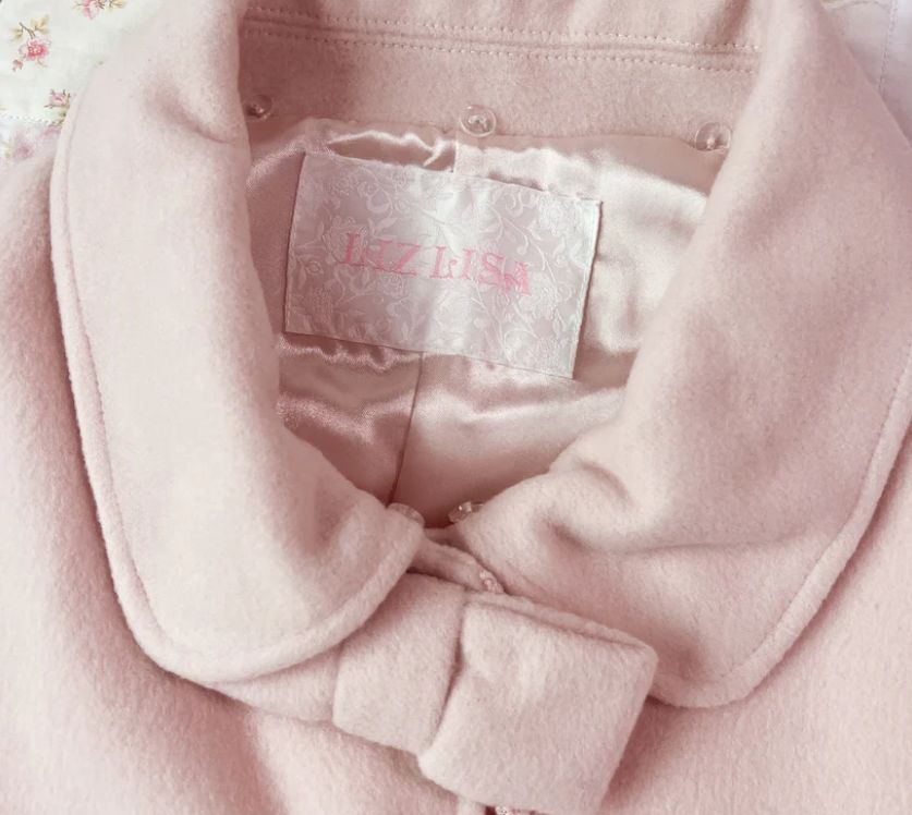 リズリサ リボン ピンク ケープ コート マント ポンチョ 姫ギャル ロリータ 量産型 ロリータ