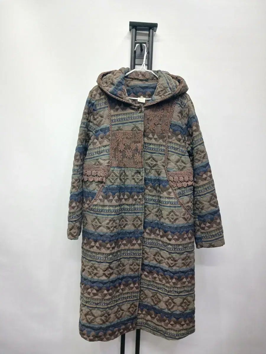 キルティング レース WHO フード キルティング コート 77 77半 GULLKHAN_COM