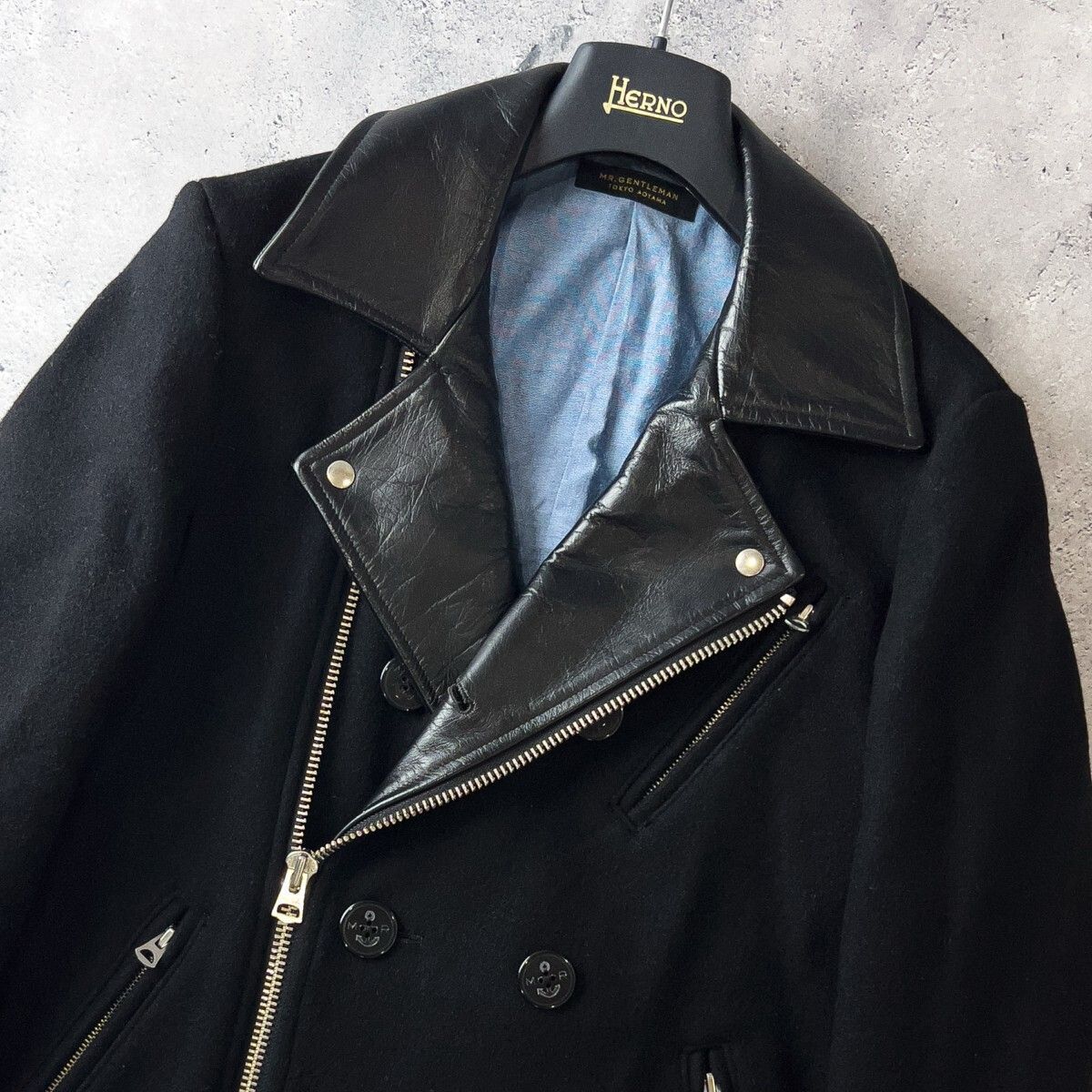 日本製 MR.GENTLEMAN ミスタージェントルマン RIDER'S COAT ライダース
