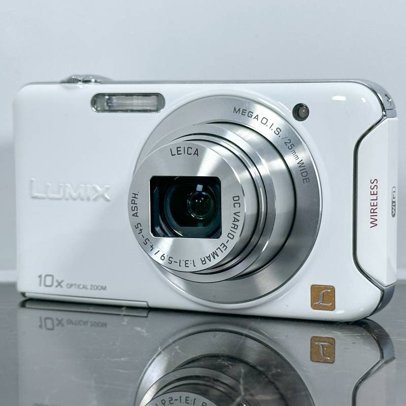 超 Panasonic LUMIX DMC-SZ5 ホワイト コンデジ デジカメ 1410万画素 光学10倍ズーム Wi-Fi搭載 HD動画 手ブレ補正 スマホ転送対応 動作 済み