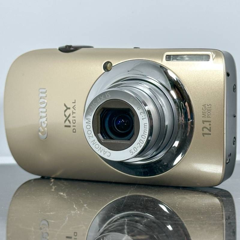 Canon IXY DIGITAL 510 IS ゴールド コンデジ デジカメ 1210万画素 光学4倍ズーム 手ブレ補正 マクロ撮影対応 動作 済み