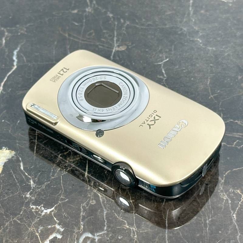  Canon IXY DIGITAL 510 IS ゴールド コンデジ デジカメ 1210万画素 光学4倍ズーム 手ブレ補正 マクロ撮影対応 コンパクトデジタルカメラ デジタルカメラ