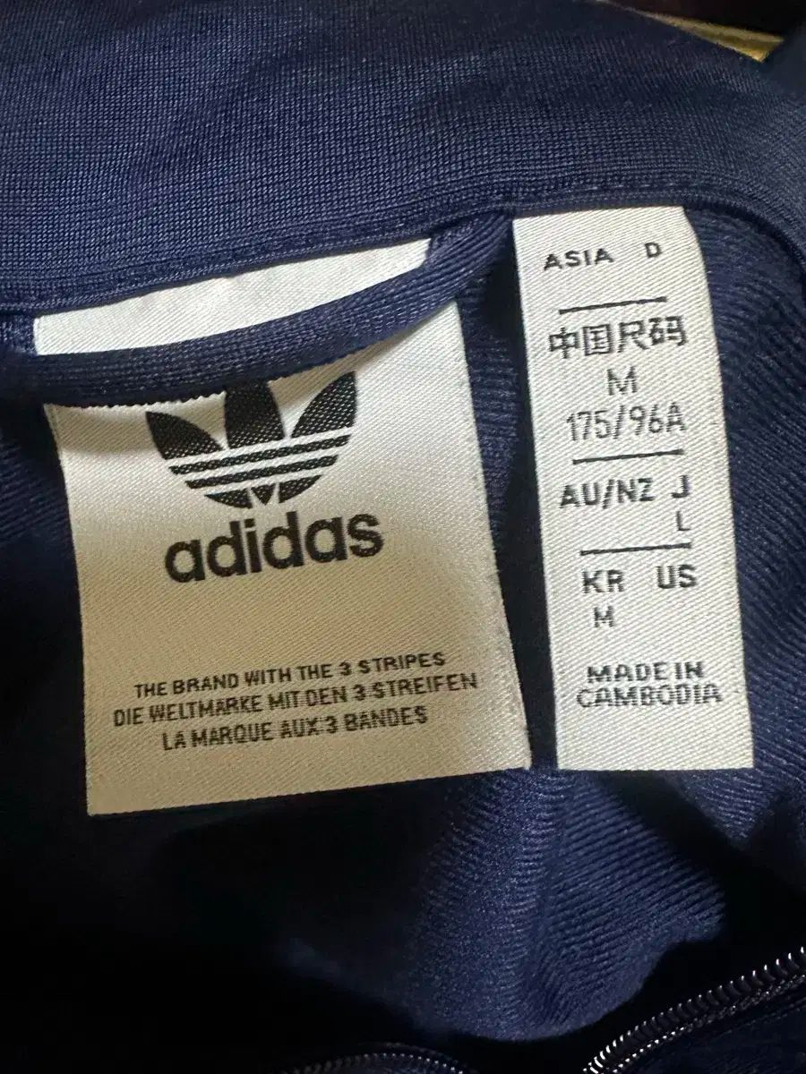 アディダス ネイビー トラックジャージ