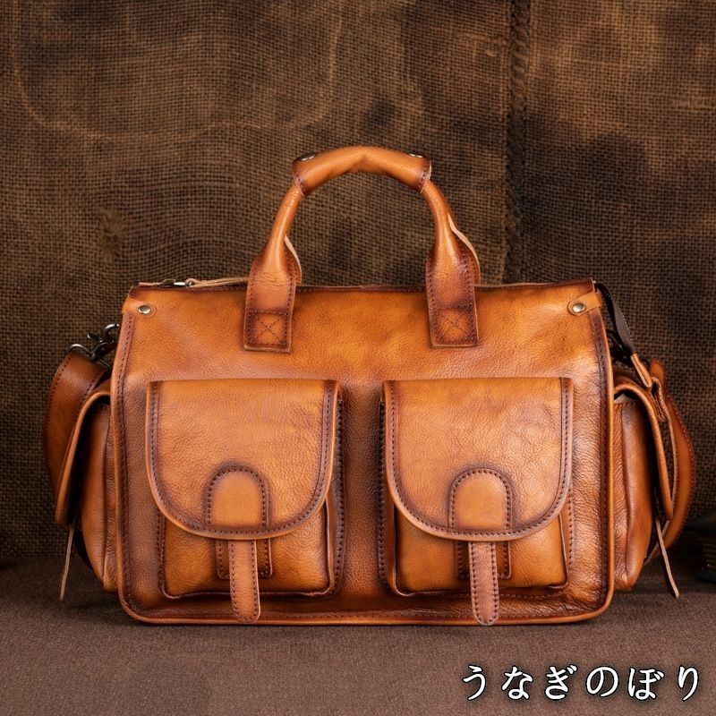 ボストンバッグ メンズ 本革 大容量 A4 PC対応 バックパック 手提げ レザー 男性 ビジネス ショルダーバッグ 2way 出張 修学 旅行鞄C251105