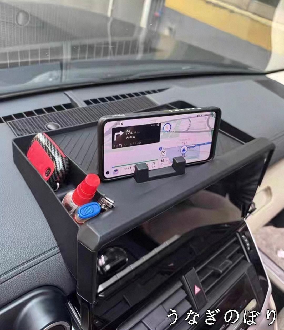 トヨタ ランドクルーザー300系用 ダッシュボードトレイ車内収納ボックス 小物入れ 滑り止め 内装カスタムパーツ 1個C251105 BRIGHTFACE_UK