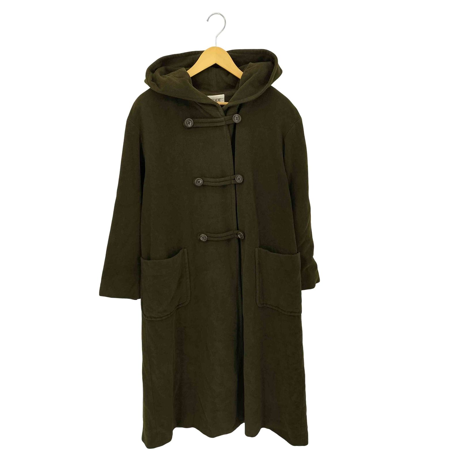 ユーズドフルギ 古着 GRADE Angola アンゴラ フーデッド コート elegance レディース 9