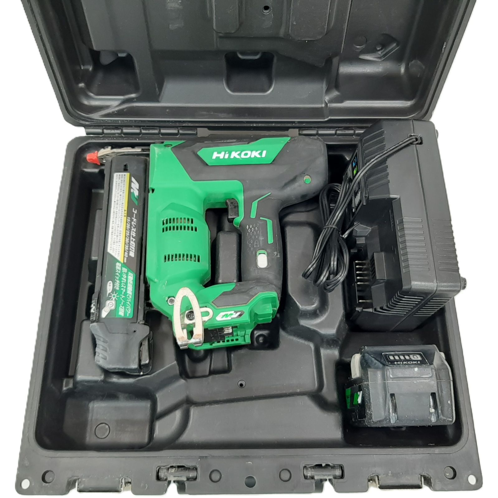 HiKOKI ハイコーキ 36V 充電式 仕上釘打機 仕上釘40mm 蓄電池 充電器 ケース付 NT3640DA XP