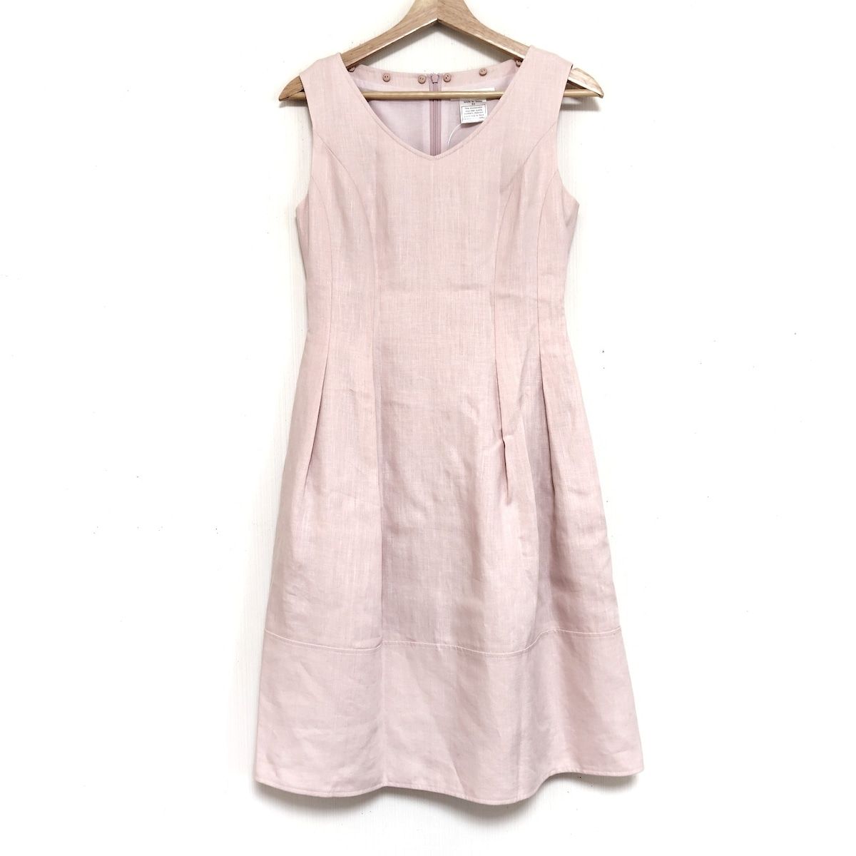 ルネ Rene サイズ34 S - ピンクベージュ レディース ノースリーブ/ひざ