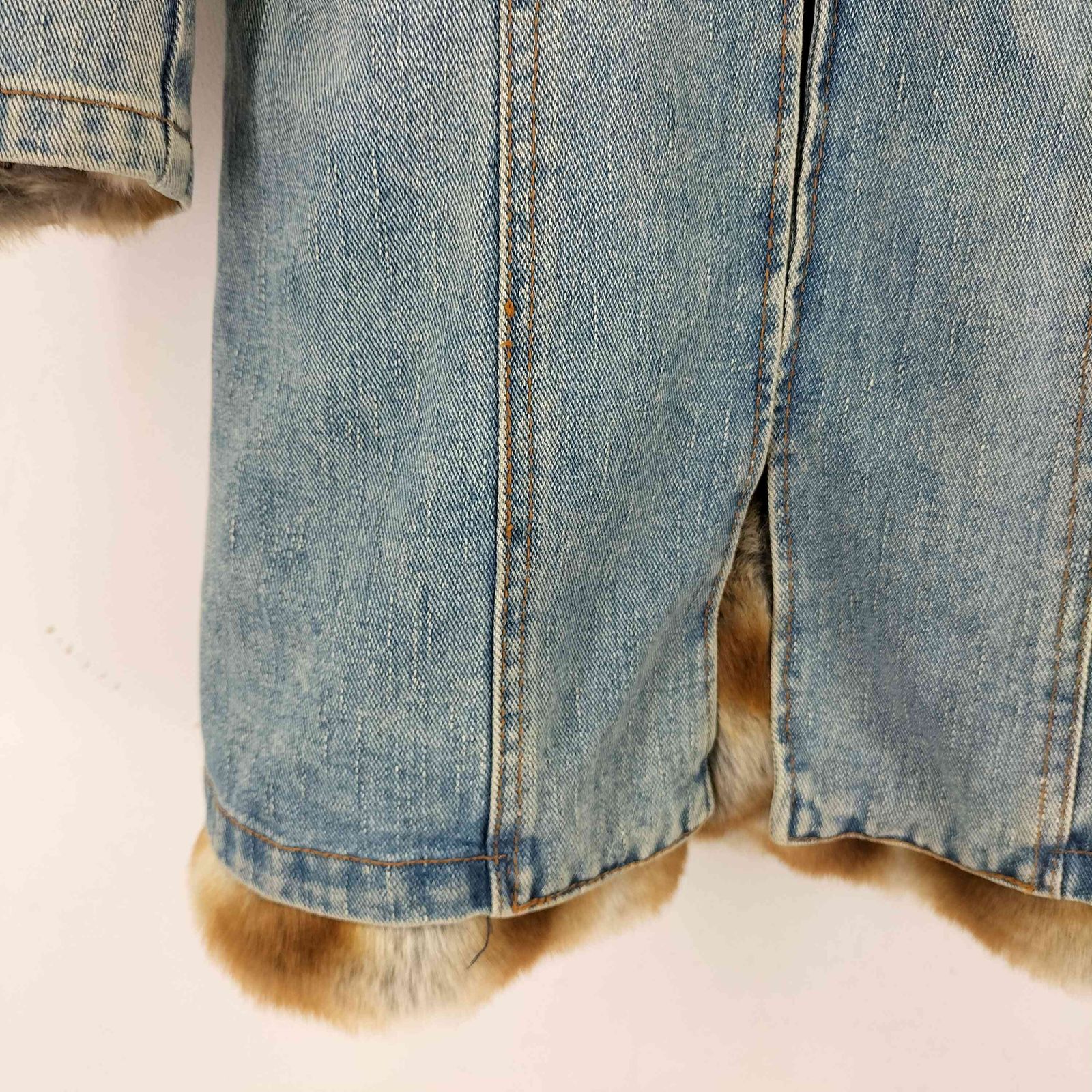 古着 ファー切り替え