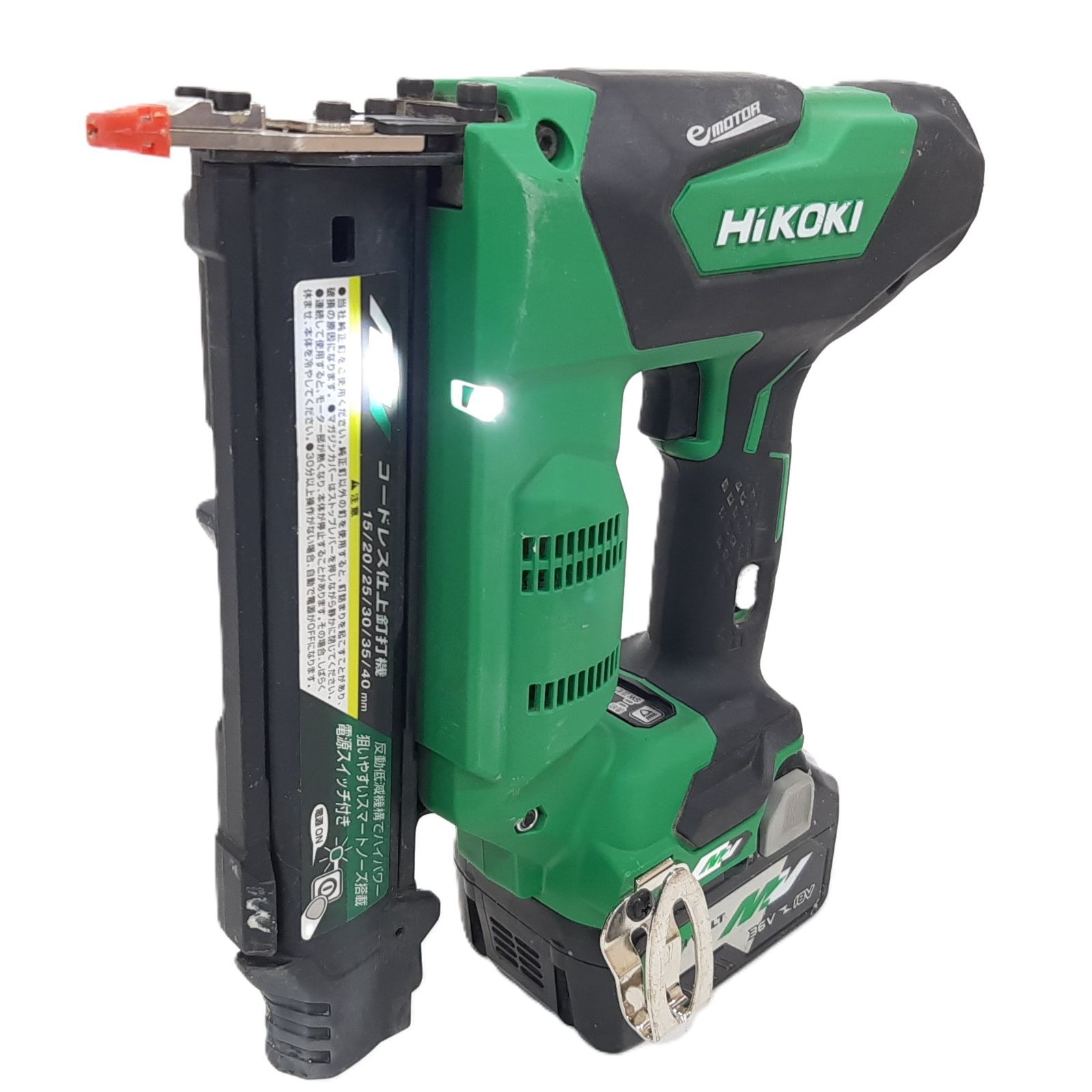 HiKOKI ハイコーキ 36V 充電式 仕上釘打機 仕上釘40mm 蓄電池 充電器 ケース付 NT3640DA XP