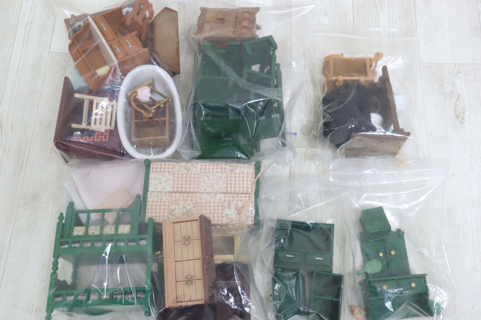 緑の丘のすてきなお家 初期緑家具一式Set