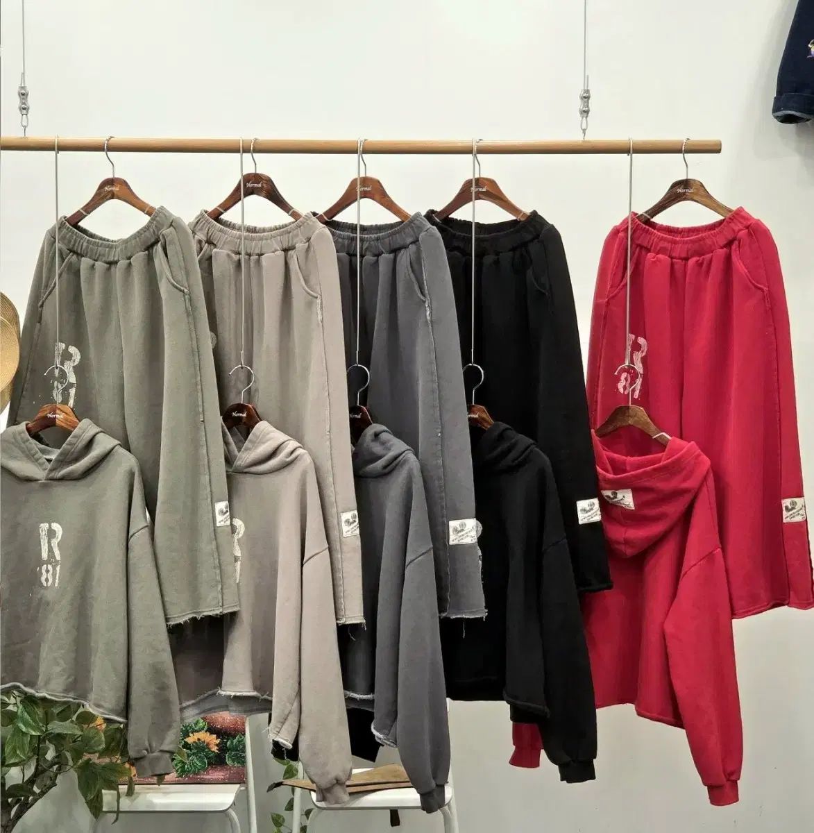 限定一品 両面起毛 レタリング パンツ セット 全商品送料無料!