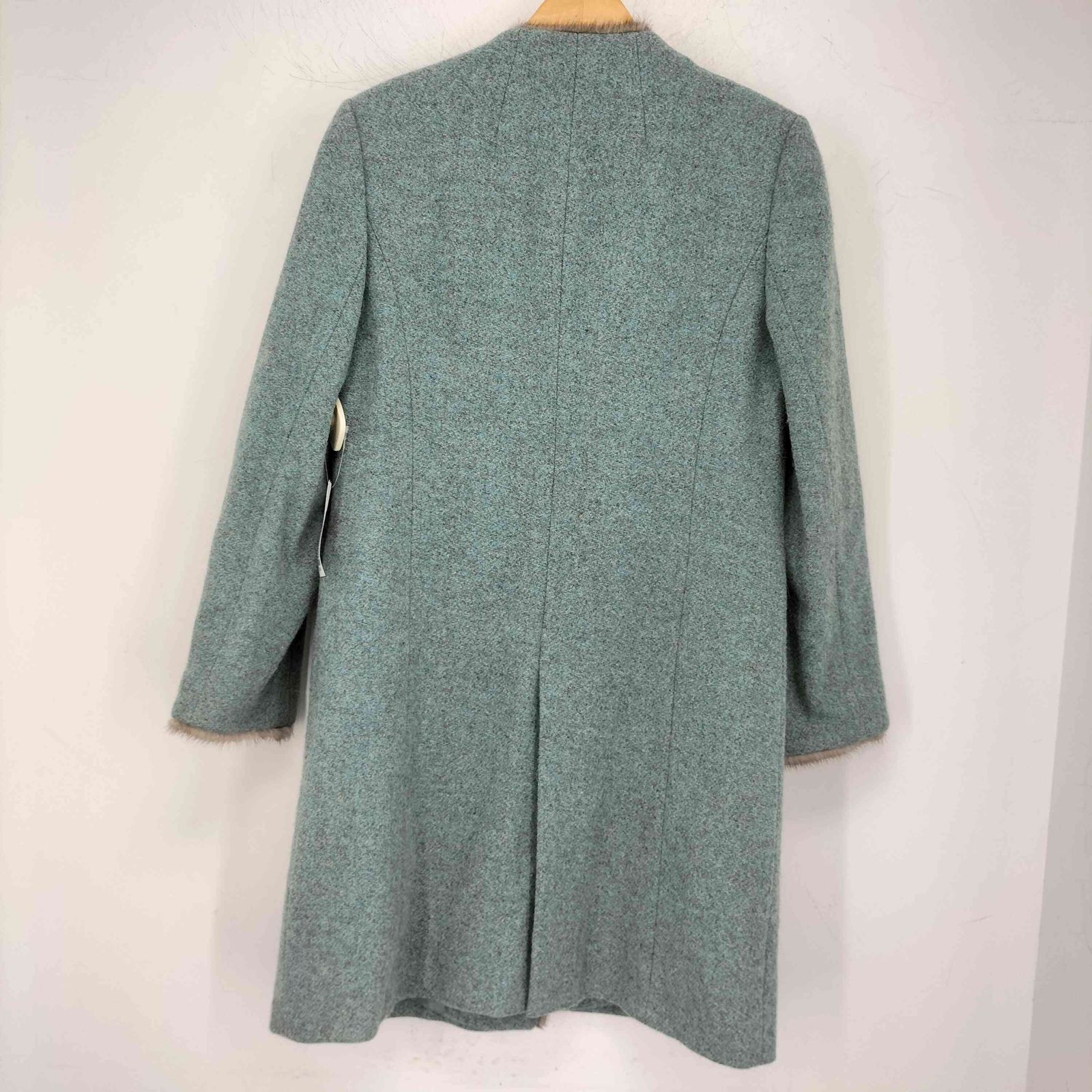 ユーズドフルギ 古着 tricosa ミンクファー付き ノー コート レディース 表記無