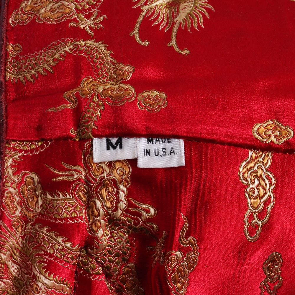 レザー編込スエード切替ファイヤーパターンパンツ