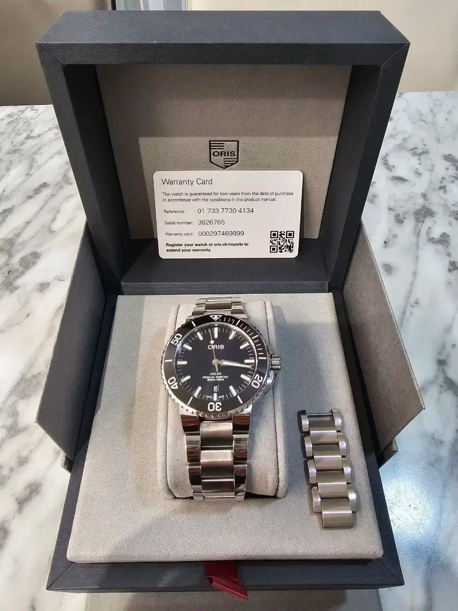 ORIS オリス アクアレーサー オートマティック メンズ メタル時計 状態良し