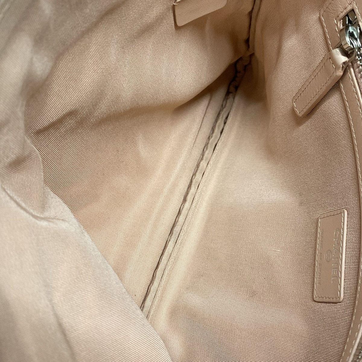 CHANEL シャネル クラッチバッグ Vステッチ シェブロン A80992 ピンク シルバー金具 DECORATOM_COM_BR