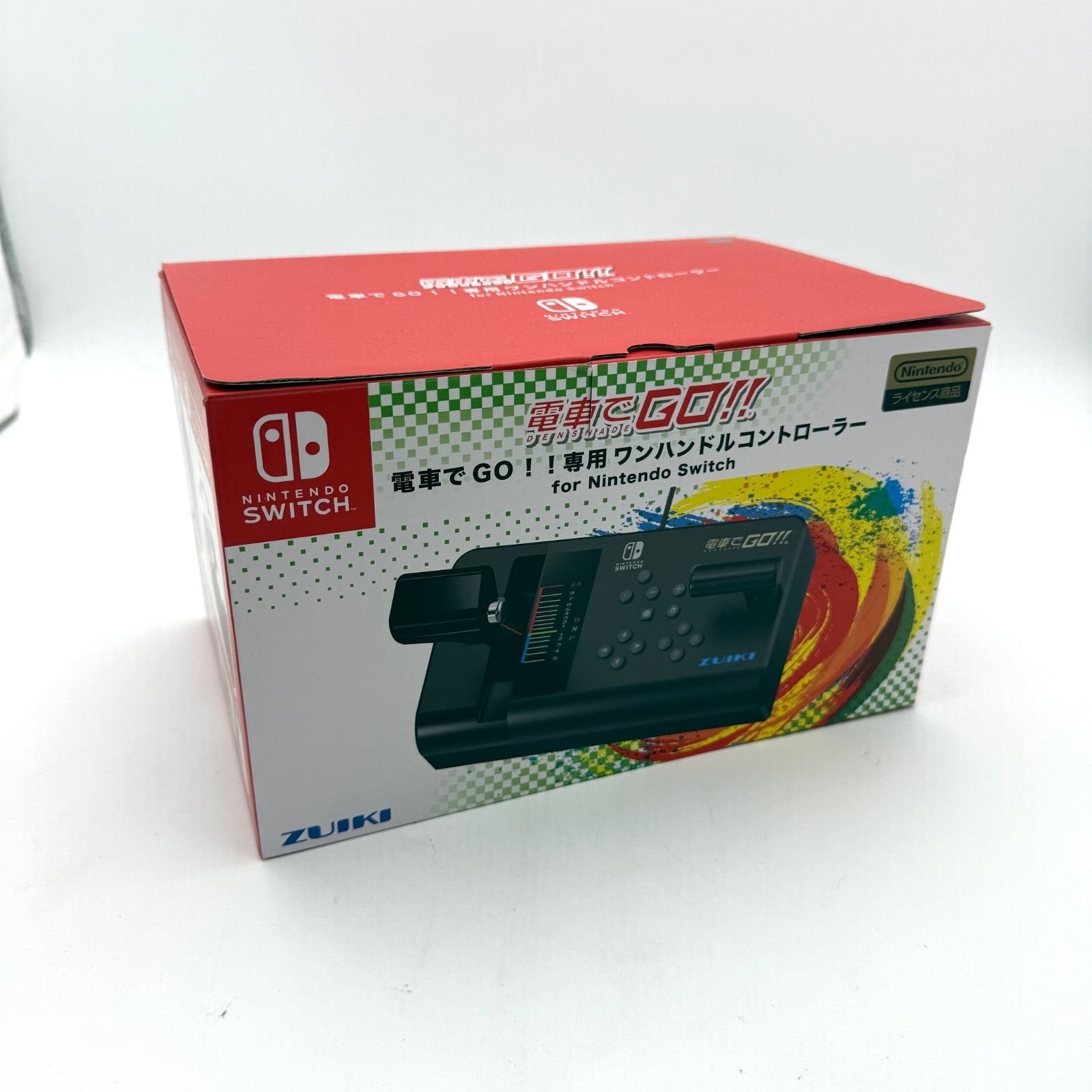 動作 済 ZUIKI 電車でGO!! ワンハンドルコントローラー 任天堂ライセンス Switch対応