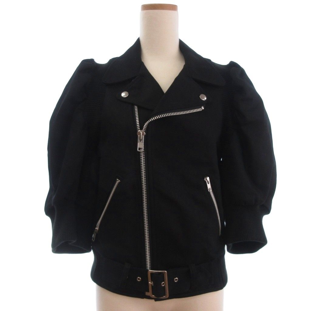 ミヤオ MIYAO パワショル ライダースジャケット ML-BM-1A 黒 ブラック