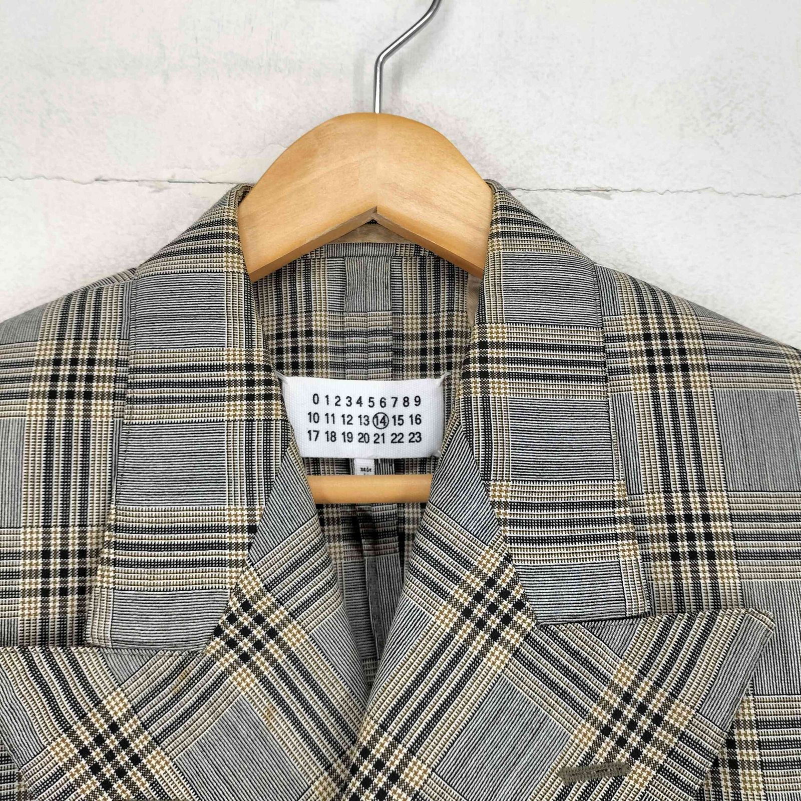 メゾンマルジェラ Maison Margiela 18ss ダブルブレスト テーラードジャケット セットアップ メンズ 50 KANDAIZUMI_COM