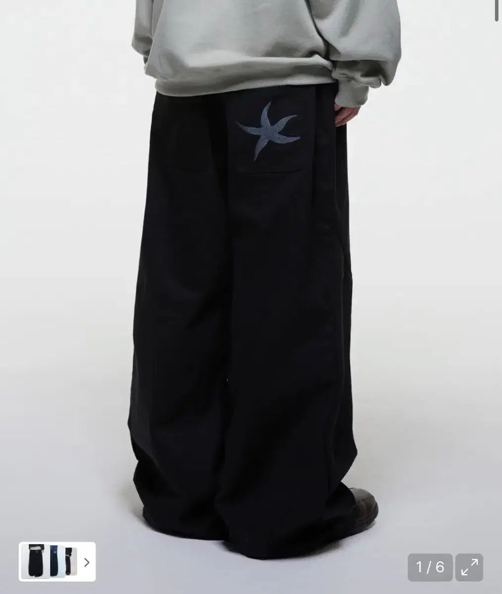 TCM スターフィッシュ チノパンツ ブラック