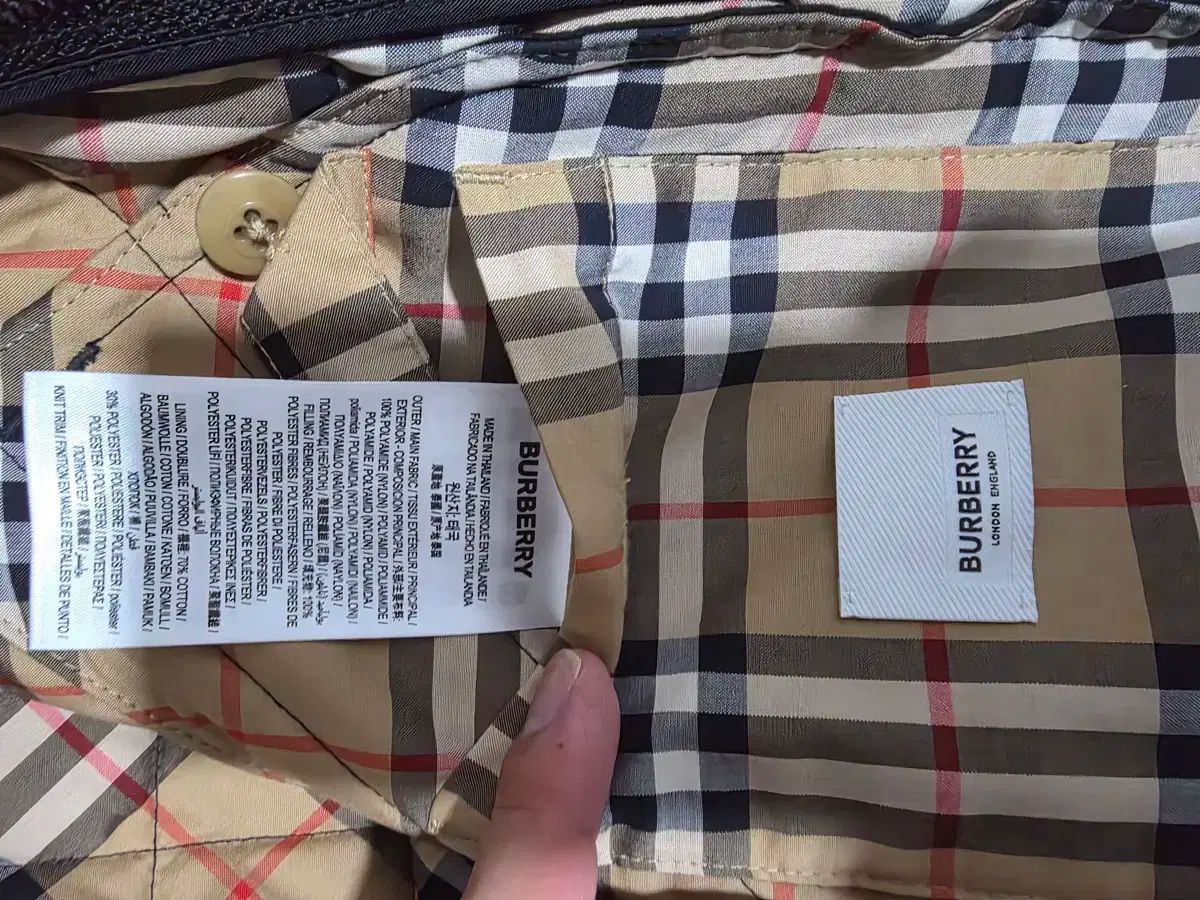バーバリー メンズ キルティングジャケット 52