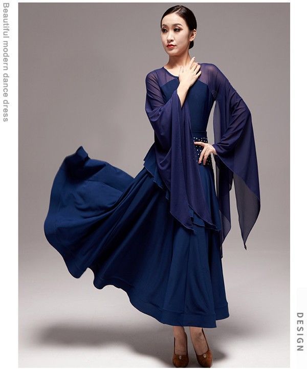 社交ダンス セットアップ 2点セット トップス スカート レオタード セット衣装 社交ダンス衣装 広がる裾 レッスン着 発表会 競技着 練習着 演出用 モダンダンス衣装 ボールルーム衣装 LLC-HASEGAWATOSO_COM